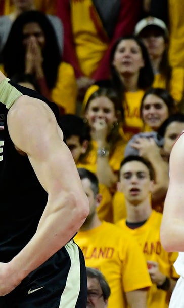 Purdue defeats Maryland 80-75 in conference opener